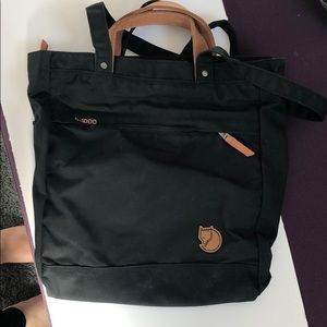 Fjallraven tote pack no. 1 (smaller size) black